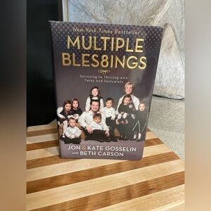 Autographed Multiple Blessings Hard Cover Book -Jon And Kate Plus 8 TV Series.